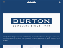 Tablet Screenshot of burtonjewelers.com